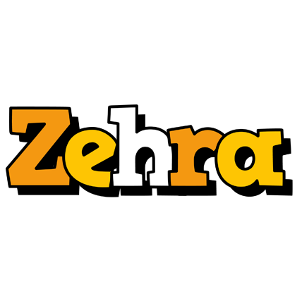 Zehra cartoon logo