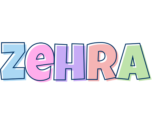 Zehra pastel logo