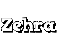 Zehra snowing logo