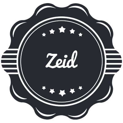 Zeid badge logo