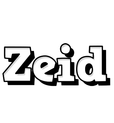 Zeid snowing logo