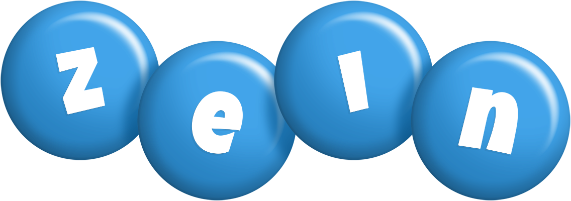 Zein candy-blue logo