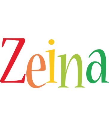 Zeina birthday logo