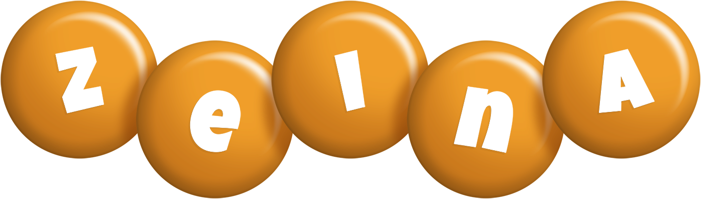 Zeina candy-orange logo