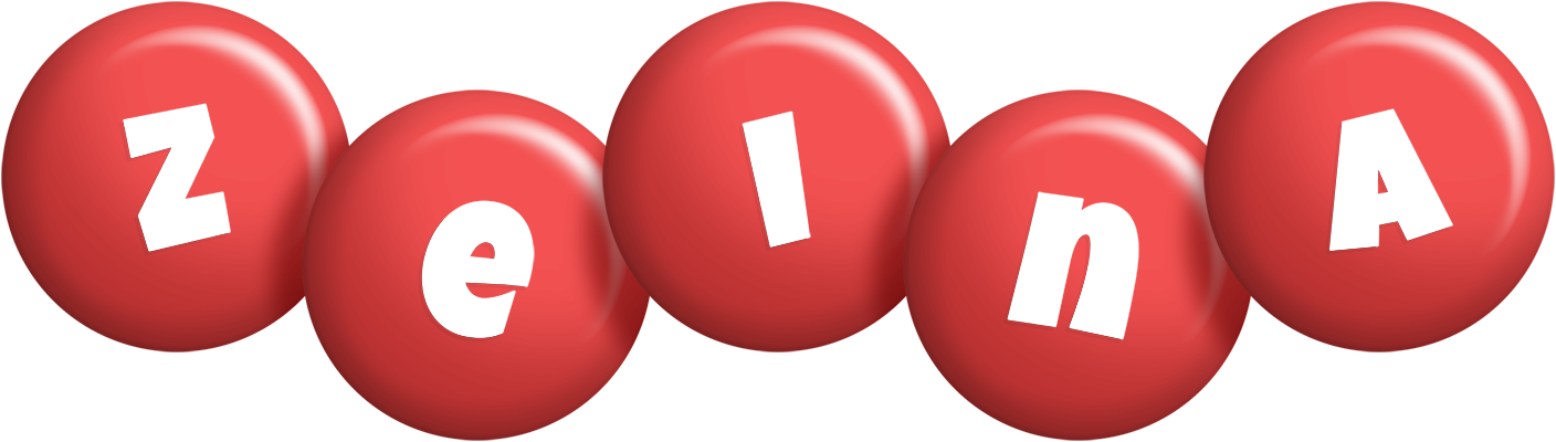 Zeina candy-red logo