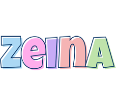 Zeina pastel logo