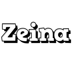 Zeina snowing logo