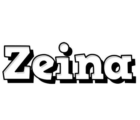 Zeina snowing logo