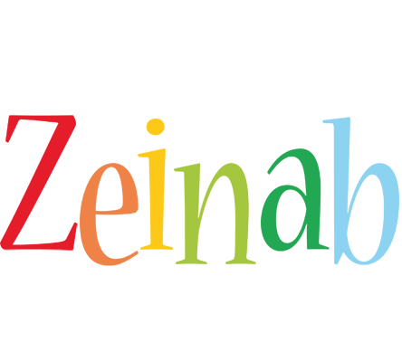 Zeinab birthday logo
