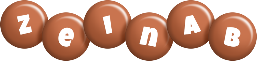 Zeinab candy-brown logo