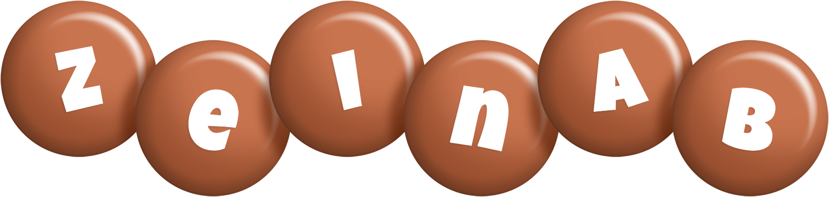Zeinab candy-brown logo
