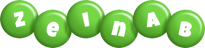 Zeinab candy-green logo