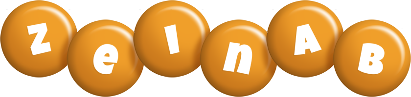 Zeinab candy-orange logo