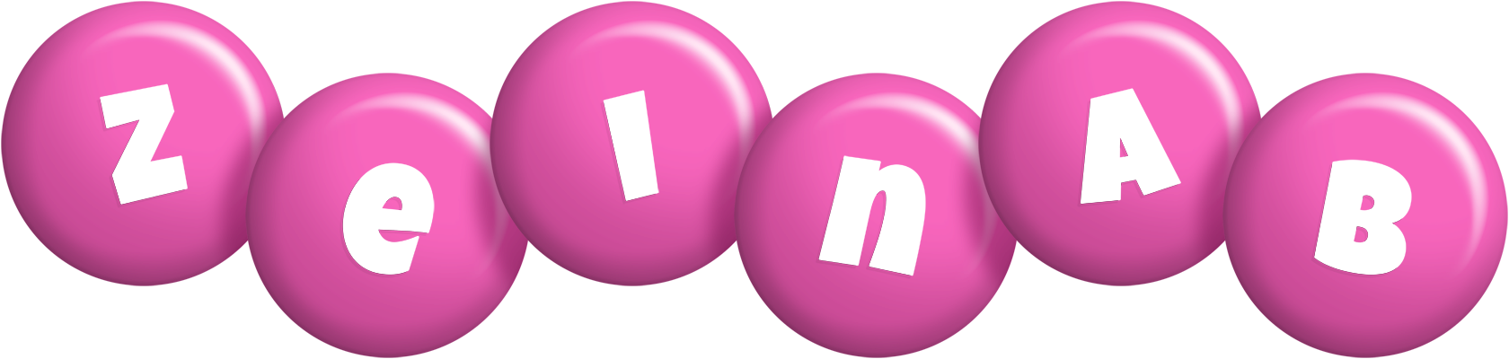 Zeinab candy-pink logo