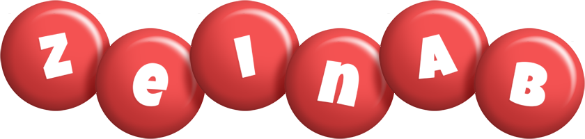 Zeinab candy-red logo