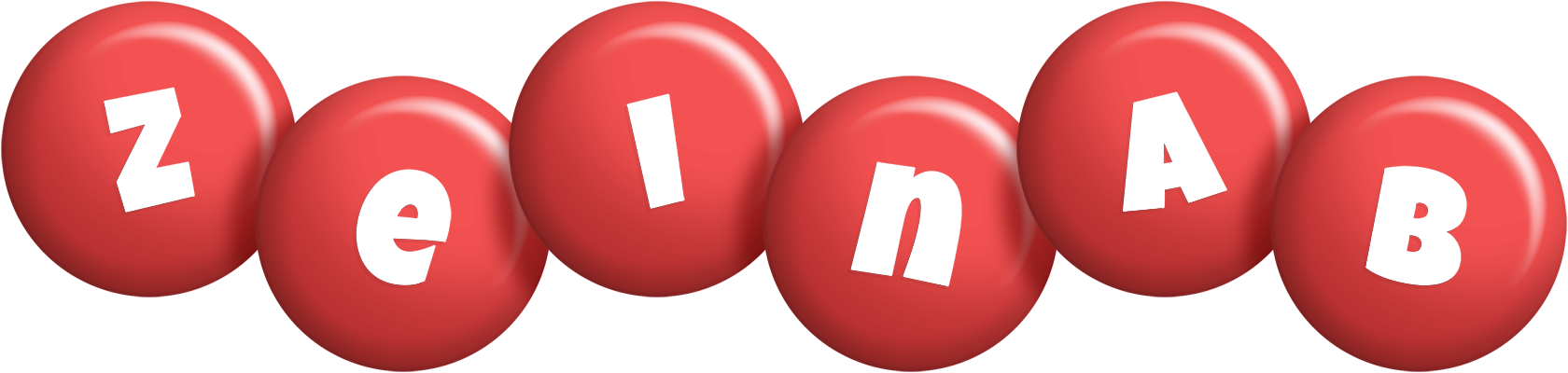 Zeinab candy-red logo