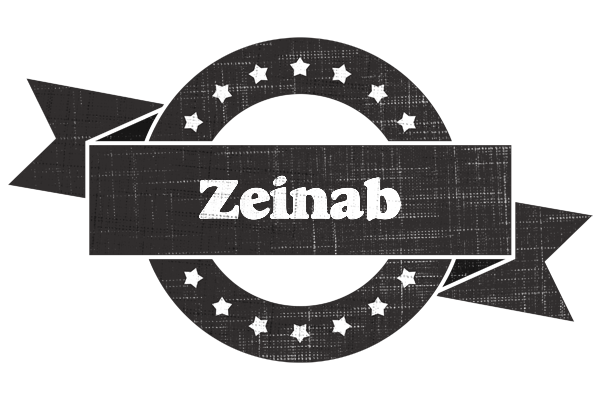 Zeinab grunge logo