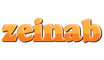 Zeinab orange logo