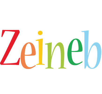 Zeineb birthday logo