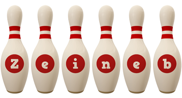Zeineb bowling-pin logo
