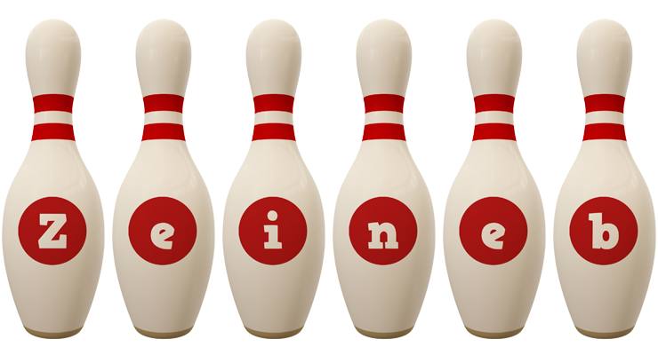 Zeineb bowling-pin logo