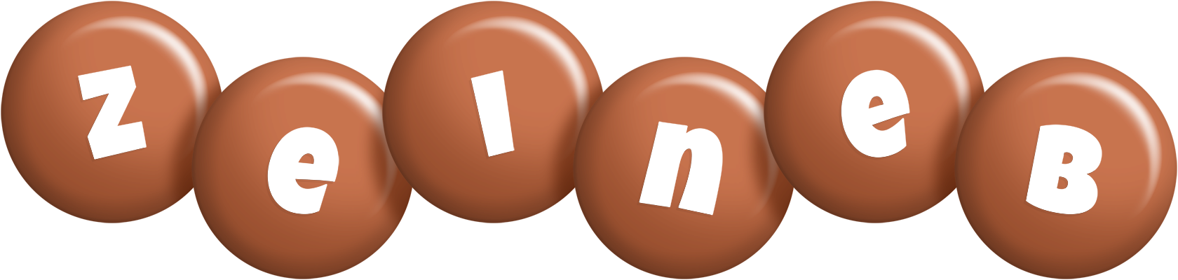 Zeineb candy-brown logo