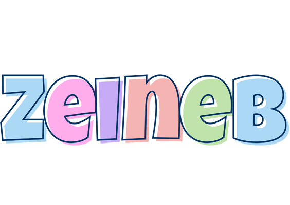 Zeineb pastel logo
