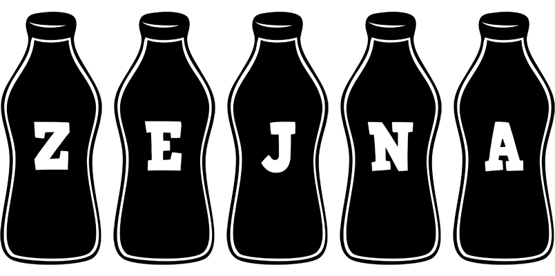 Zejna bottle logo