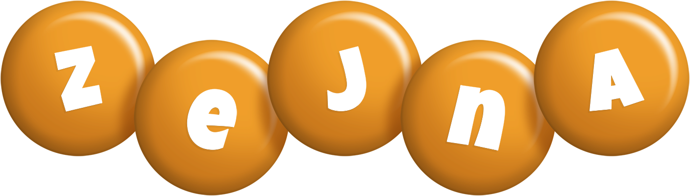 Zejna candy-orange logo