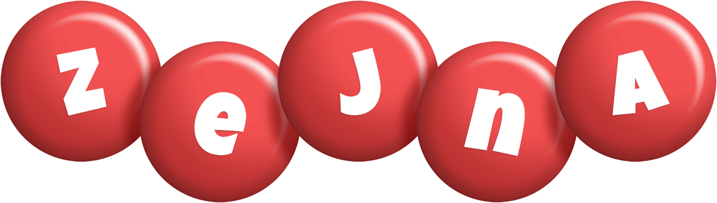 Zejna candy-red logo