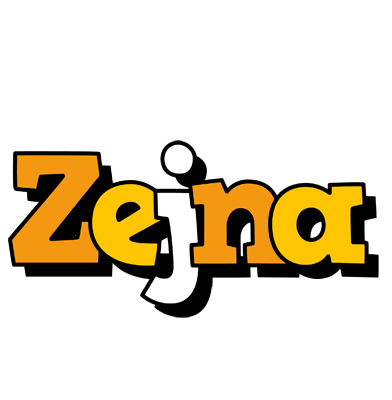 Zejna cartoon logo