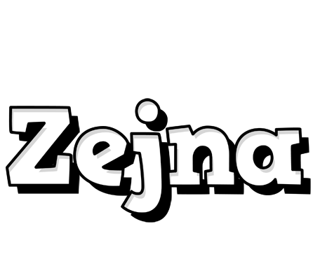 Zejna snowing logo
