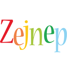 Zejnep birthday logo