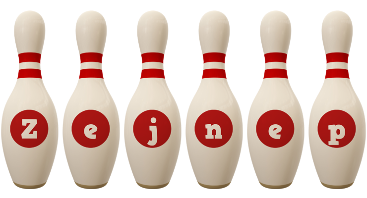 Zejnep bowling-pin logo