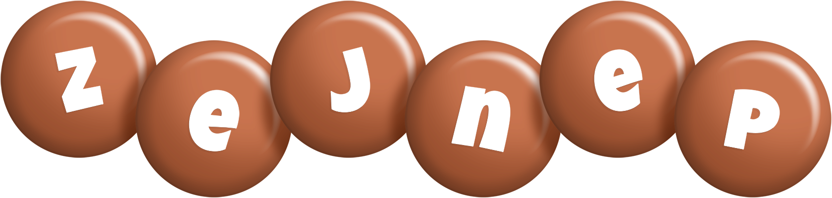 Zejnep candy-brown logo