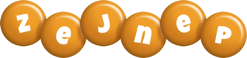 Zejnep candy-orange logo