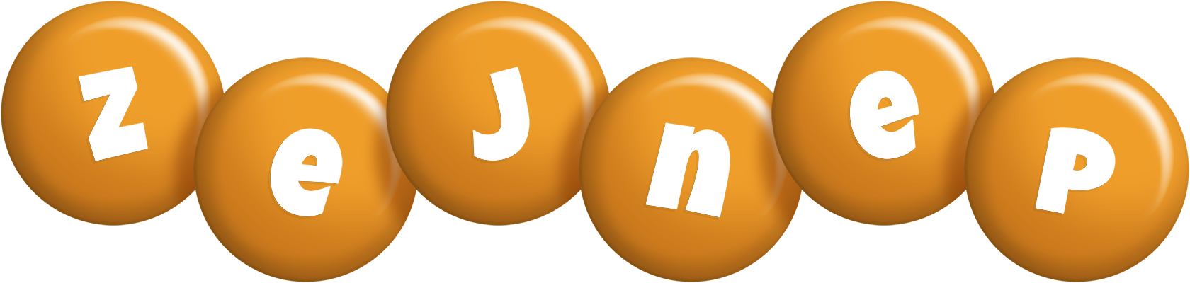 Zejnep candy-orange logo