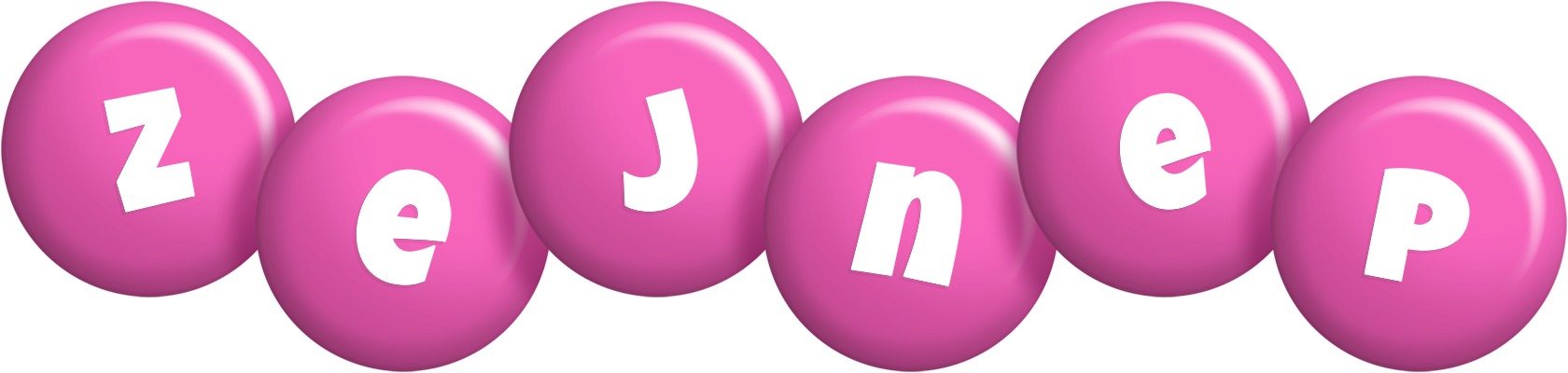 Zejnep candy-pink logo