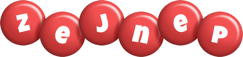 Zejnep candy-red logo