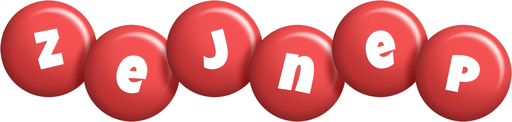 Zejnep candy-red logo
