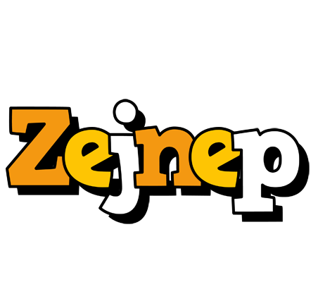 Zejnep cartoon logo