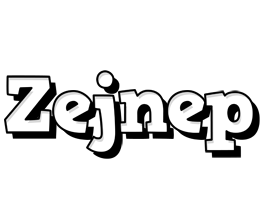 Zejnep snowing logo