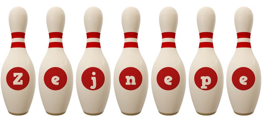 Zejnepe bowling-pin logo