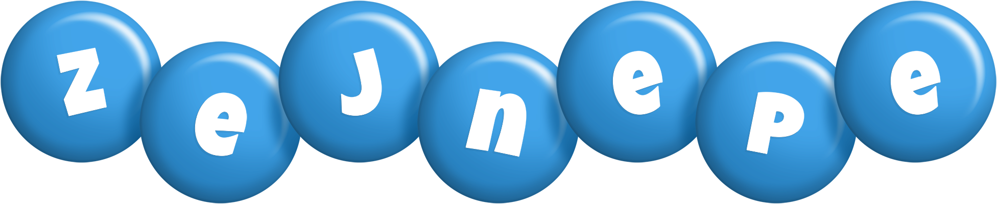 Zejnepe candy-blue logo