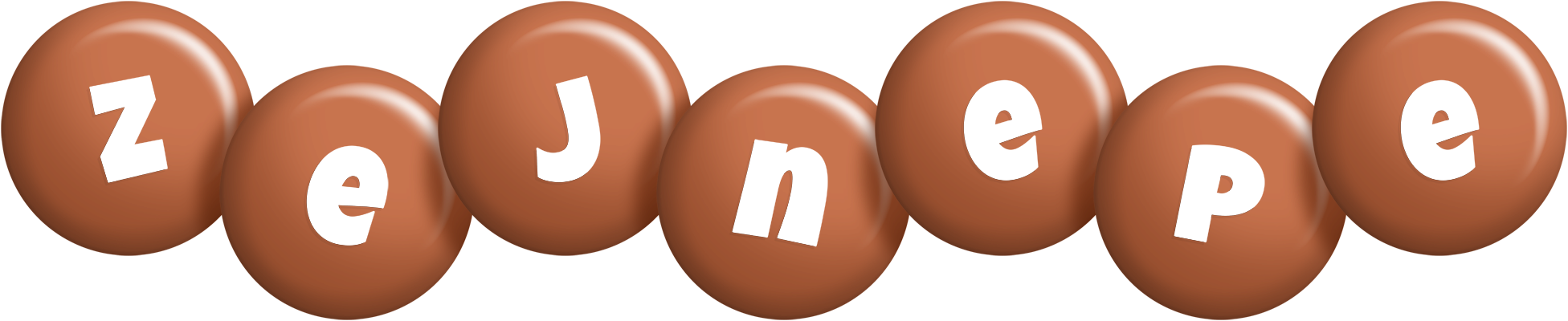 Zejnepe candy-brown logo