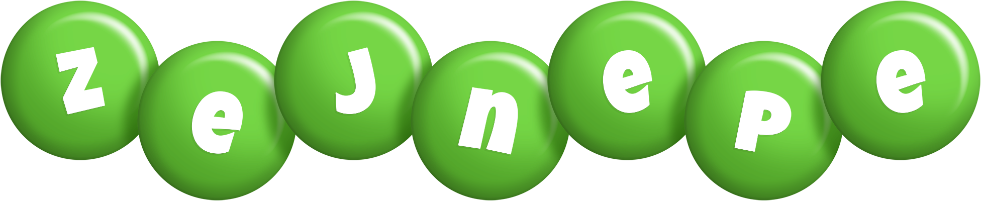 Zejnepe candy-green logo