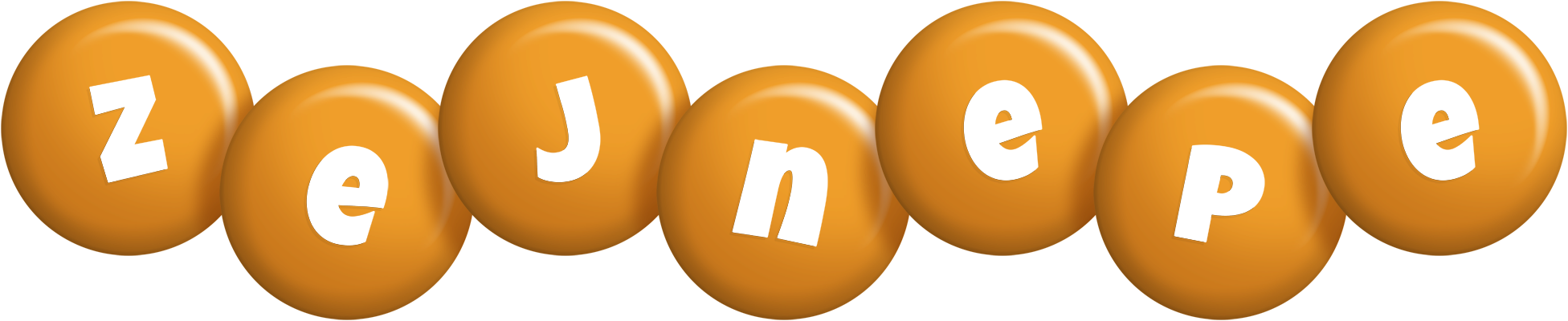 Zejnepe candy-orange logo