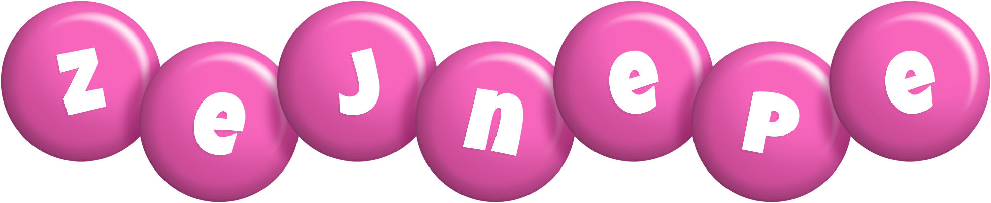 Zejnepe candy-pink logo