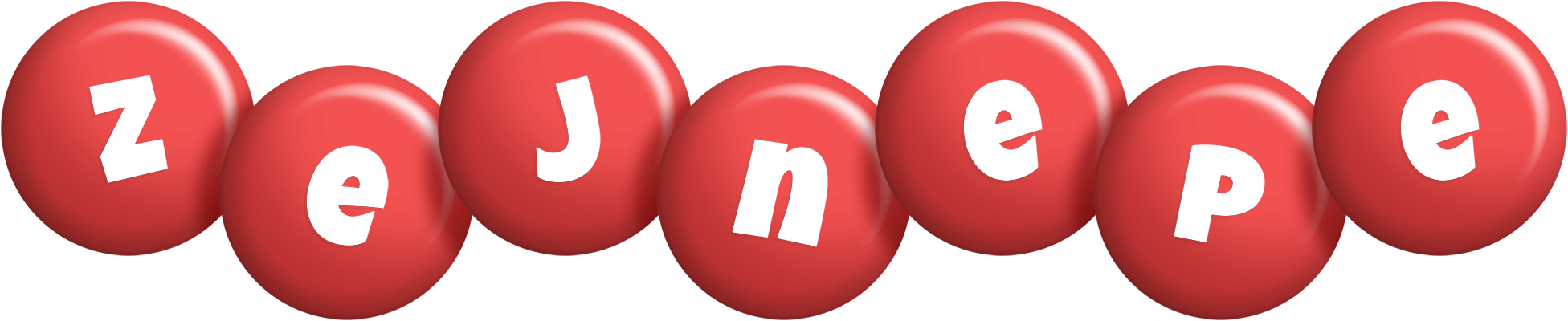 Zejnepe candy-red logo