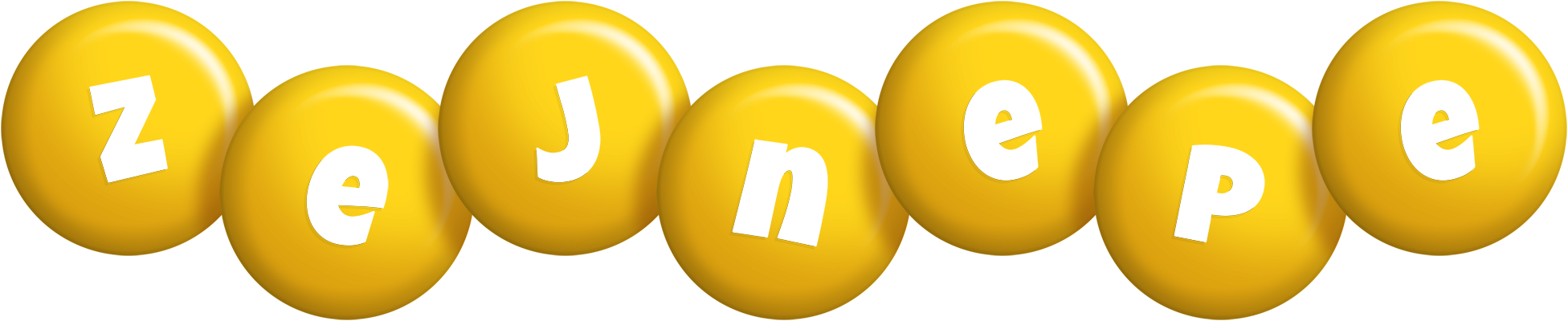 Zejnepe candy-yellow logo